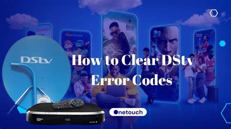 clearing DStv error codes